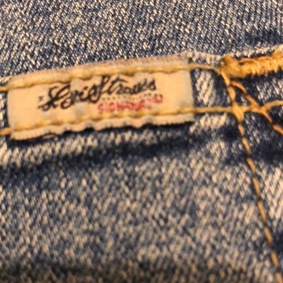 𝅺Woman’s Levi Strauss Signature Stretch Mid rise bootcut jeans size 16W Short - Picture 7 of 8